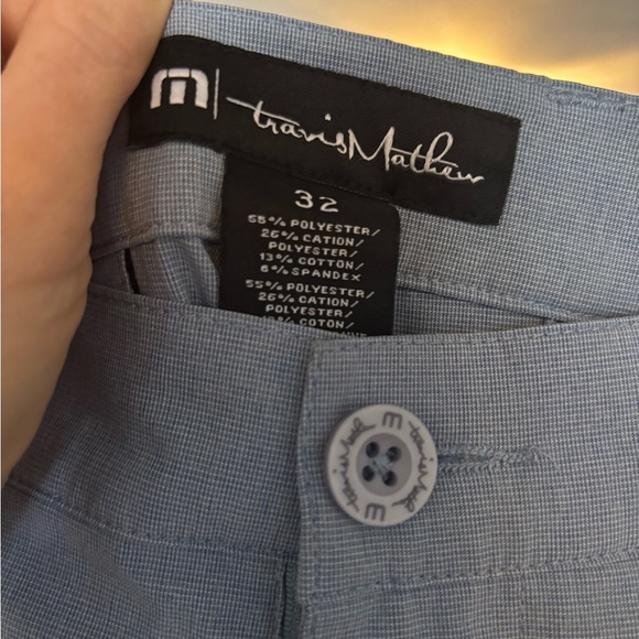 Travis Mathew Light Blue Shorts 32 - Picture 3 of 4